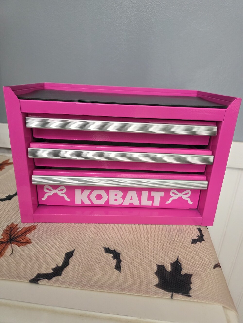 Pink 4-Drawer Tool Chest Organizer